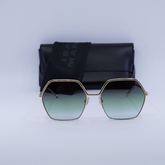 Final Price! Isabel Marant IM 0119/S 0000 IB Gold/Green Sunglasses - Picture 3 of 11